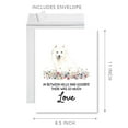 thumbnail image 5 of Koyal Wholesale Jumbo Pet Sympathy Card with Envelope, Japanese Spitz, Dog Grief Bereavement Card 8.5" x 11", 1-Pk, 5 of 5