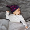 thumbnail image 4 of Zufioo Purple-Red Skull Baby Beanie Hats Soft Knotted Caps for Infant Baby Girls Boys Caps 0-6 Months, 4 of 5