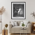 thumbnail image 4 of Historic Framed Print, [Frederick Louis, Prince of Wales, 1707-1751, full-length portrait, on horseback, facing left], 17-7/8" x 21-7/8", 4 of 9