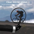 thumbnail image 2 of Bicycle Rearview Mirror with 360° Rotation, 16mm - 22mm Handlebar Fit, 6.8cm Mirror Diameter, ABS Material, 2 of 8