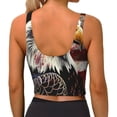 thumbnail image 3 of Lsque Retro American Eagle A Printed Women'S Sports Bra, Compression, Moisture Wicking, High-Impact Sports Bra For Women,Supportive sports bra-XX-Large, 3 of 9