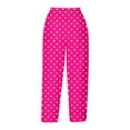 thumbnail image 3 of FNFYFH Plus Size Capri Pants for Women Loose Fit Print Capris Pants Elastic High Waist Drawstring Summer Beach Trousers, 3 of 5