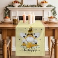 thumbnail image 2 of Table Runner 72 Inches Long for Kitchen Dining, Yellow Gnomes Dresser Scarf Farmhouse, Dining Table Decorations for Wedding/Parties, Spring Bees Daisy Honey White Floral 13 x 72 In, 2 of 8