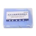 thumbnail image 2 of Almohadilla de silicona para refrigeración de CPU 50 almohadillas térmicas de silicona a prueba de golpes y resistentes al desgaste para electrónica ANGGREK Otros, 2 of 8