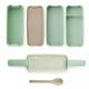 thumbnail image 2 of Topper contenedor de alimentos 3 pisos lunch box + cubiertos Casa y Concepto  CC091, 2 of 2