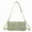 green, variant on Trendy Woven Underarm Crossbody Bag for Women, Stylish Small Shoulder Bag - PU Fabric Daily Casual Matching Bag, Street Fashion Removable Strap Handheld Mini Purse