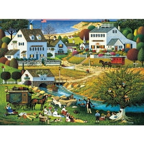 Jigsaw Puzzles Toys Games Charles Wysocki S Americana Lost In The Woodies 1000 Pc Jigsaw Puzzle