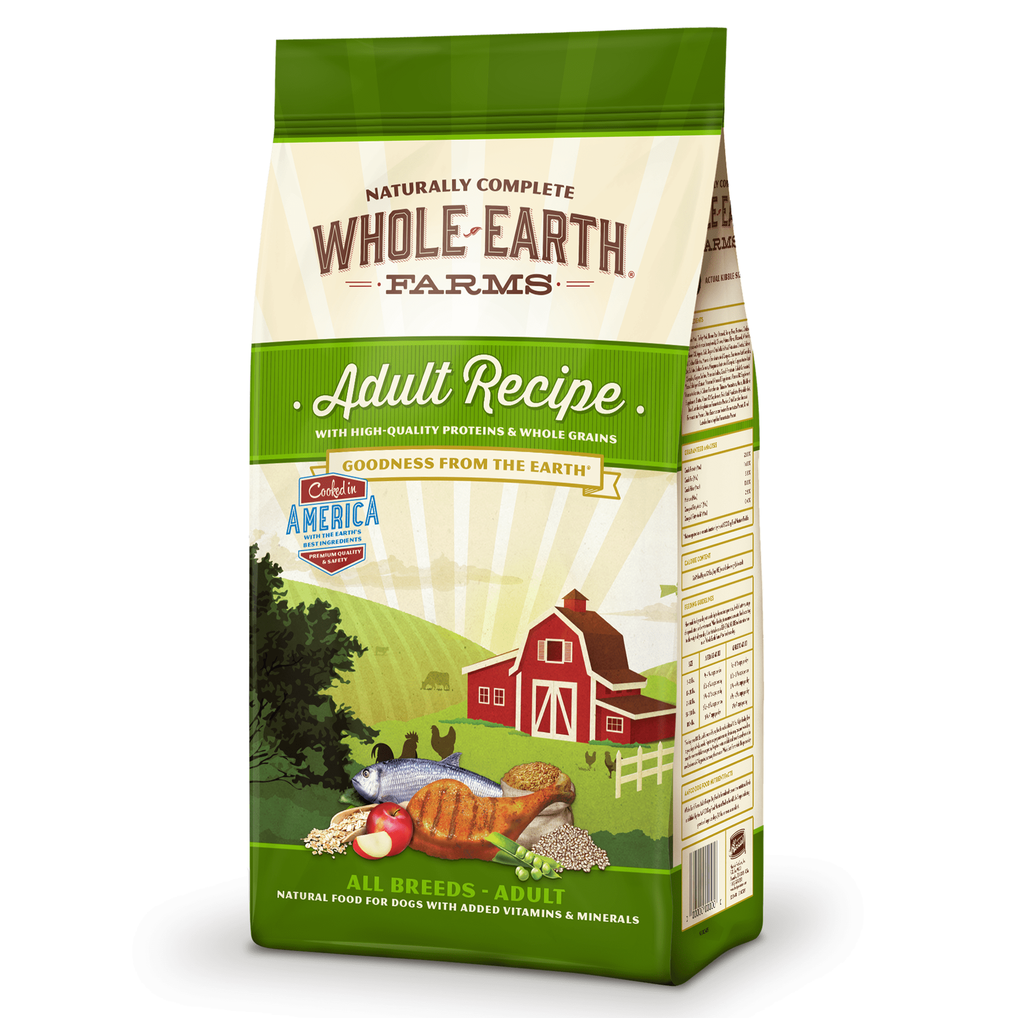 whole earth farms adult recipe dry dog food