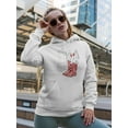 thumbnail image 2 of Bunny In A Boot Hoodie Women -Image by Shutterstock, Female XX-Large, 2 of 4