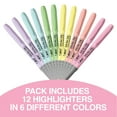 BIC Brite Liner Grip Pastel Highlighter Set, Assorted Pastel Colors