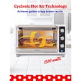 thumbnail image 2 of Betty Crocker Air Fryer Convection Toaster Oven, 0.7 Cu. Ft. 22-Liter Capacity, 7 Function Convection Oven with Pizza, Bagel, Roast, Bake & Keep Warm Settings, 1500 Watts, BC-4637W, White, 2 of 7