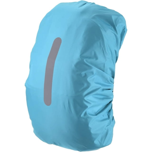 Waterproof Backpack Rain Cover, Non-Slip Cover with Vertical Reflective Strap Stay Dry for Hiking, Camping, Hunting