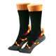 thumbnail image 5 of Calcetines térmicos largos de fibra aluminizada para hombre y mujer, medias térmicas largas para deportes al aire libre, 35 por debajo, invierno, 1 par, 5 of 8