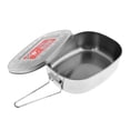 thumbnail image 1 of GUOOL Récipient Alimentaire Ovale en Acier Inoxydable, Compatible Lave-Vaisselle et L, 1 of 6