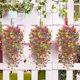 thumbnail image 5 of Guirnaldas de flores artificiales | Decoración de pared con vegetación artificial | Cestas colgantes con plantas artificiales, 5 of 6