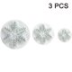 thumbnail image 1 of Cortadores de galletas de copo de nieve, herramienta de grabado en relieve para decoración de Fondant, cortador de pastel con émbolo de copo de nieve, 6 uds., 1 of 8