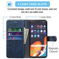 thumbnail image 2 of Galaxy S20 Ultra Case, Samsung Galaxy S20 Ultra Wallet Case, Takfox Premium [RFID Blocking] Secure Cash ID Credit Card Slots Holder Carrying PU Vegan Leather Magnetic Flip Cover Cases [Blue], 2 of 7