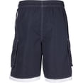 thumbnail image 2 of Sakkas Mens Contrast Stripes Skate Surf Board Short / Swim Trunks - Navy - 3XL, 2 of 2