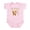 Petal Pink, variant on - New Orleans Jazz (1) Infant Bodysuit - Baby Light Bodysuit, Size Newborn - 24 Months