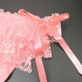 thumbnail image 3 of PMVFHDE Womens Lace Low Rise Underwear Solid Color Comfortable Breathable Ladies Briefs Panties For Women Pink，One Size, 3 of 4