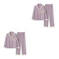thumbnail image 1 of Guardoinrt Cotton Comfortable Fit Ladies Short Pyjamas Set - Flattering And Various Colors Sexy Soft Ladies Short Pyjamas Sets B6804 L,1 2Set, 1 of 6