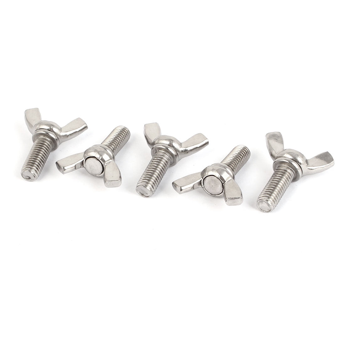 Uxcell M8 x 20mm 304 Stainless Steel Wing Bolt Butterfly Screw Fastener (5pack)