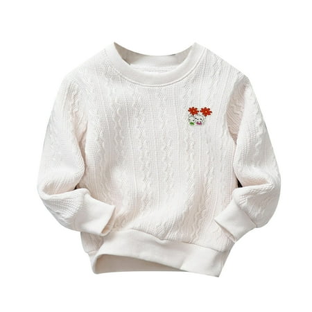 

Youmylove Winter New Children Pullover Round Neck Composite Thick Sweater Small And Medium Sized Children Knitted Top Stylish Toddler Child Outwear