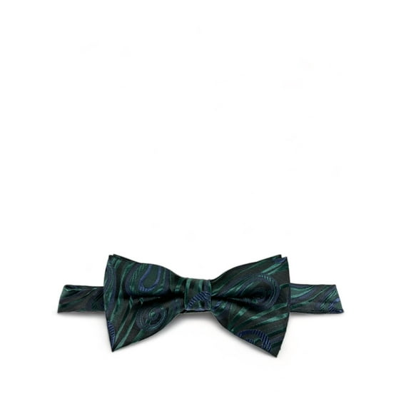 Blue Coral Wild Paisley Design Bow Tie
