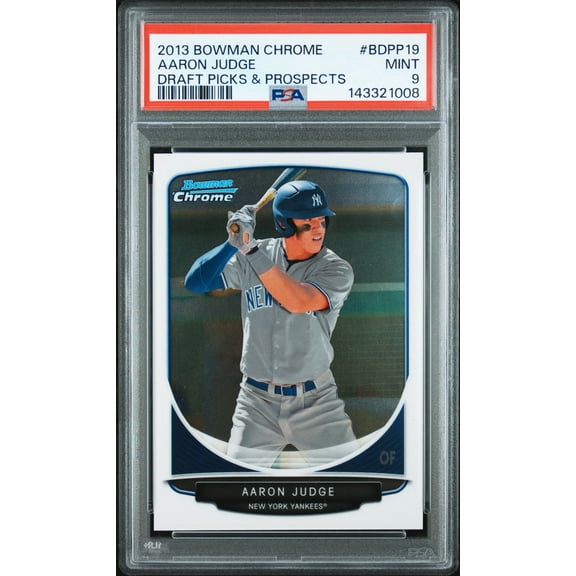 2013 Bowman Chrome Draft Picks & Prospects Aaron Judge #BDPP19 PSA 9
