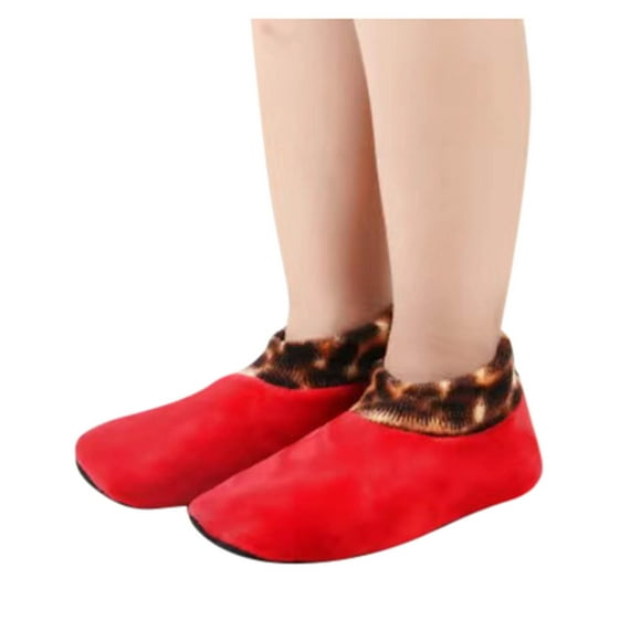 Dvkptbk Chaussettes d'Hiver pour Enfants Chaudes et Épaisses Antidérapantes Élastiques Chaussettes de Sol Vêtements en Liquidation