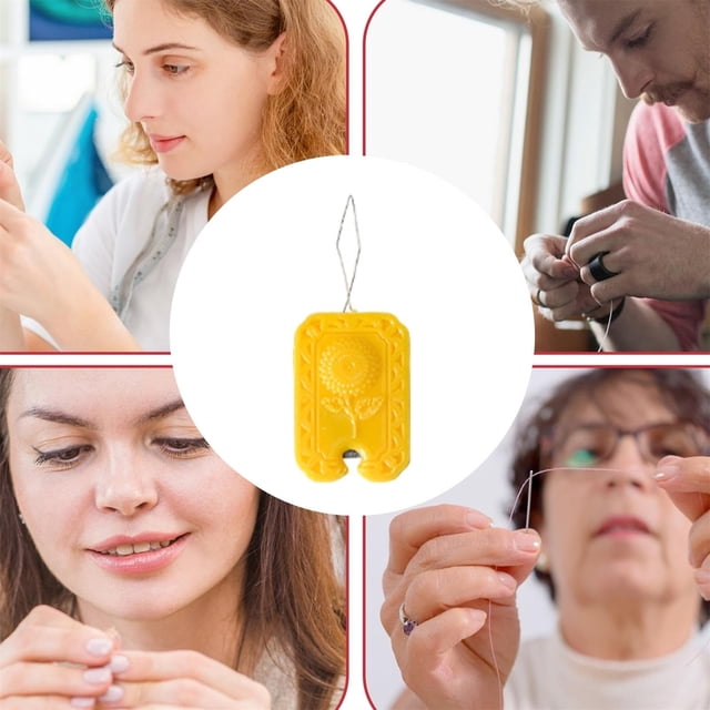 &Craft&Stationery 2-in-1 Needle Threader with Built-in Thread Cutter for Sewing Machines and Hand Sewing Compact Tool for Accurate Threading and Seamless Stitches 10PCS
