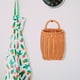 thumbnail image 3 of ColoMX Cesta de almacenamiento retro imitación de ratán cesta colgando canasta de flores para casa, 3 of 7