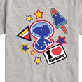 thumbnail image 3 of Peanuts - Space Snoopy Flair - Youth Short Sleeve Tee, 3 of 6