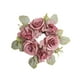 thumbnail image 5 of Corona de rosas, corona decorativa con velas para propuesta, chimenea, cumpleaños, pared Rosa rojo, 5 of 9