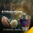 thumbnail image 6 of Yatskia Colorful Sparrow with Blossoms Large Funeral Urns for Human Ashes Adult Men and Women, Decorative Memorial Urn for Ashes Adult Dad, (Monar Large, 10 Inch), 6 of 7