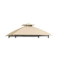 thumbnail image 2 of Garden Winds Replacement Canopy Top Cover for Westbrook Grill Gazebo - Riplock 350 - Beige, 2 of 5