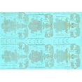 thumbnail image 1 of Ahgly Company Indoor Rectangle Abstract Light Blue Modern Area Rugs, 8' x 12', 1 of 4