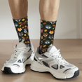 thumbnail image 6 of Cauagu Forest Animal Faces Print Crew Socks for Women and Men,Adult Athletic Running Socks 1-Pair Sports Socks Work Gear Socks with Moisture Wicking, 6 of 6