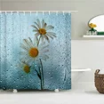 thumbnail image 4 of Old Wood Grain Flower Butterfly Waterproof Shower Curtains for Bathroom Bath Multi-size 3D Printed Curtain, 4 of 6