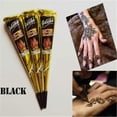 thumbnail image 3 of New Henna Tattoo Paste Black brown red white Henna Cones Indian For Temporary Tattoo Sticker Body Paint Art Cream Cone, 3 of 4