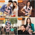 thumbnail image 4 of Rottweiler Dogs with Pioneer Flower Apron-Garden Aprons for Women with Pockets-Cotton Linen Waterproof Kitchen Cooking Gardening Aprons Adjustable for Kitchen,Cooking,BBQ and Salon 33x27 Inch, 4 of 7