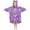 Purple Stars Pastel Colors, variant on Wearable Blanket with Sleeves and Pocket Oversized Hooded Sweatshirt 3-14 YR Purple Background with White Line S