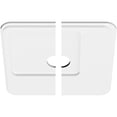 thumbnail image 2 of 18"OD x 3"ID x 6 1/4"C x 1"P Lucan Architectural Grade PVC Contemporary Ceiling Medallion, Two Piece, 2 of 11