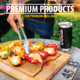 thumbnail image 6 of FOGO Premium Hardwood Lump Charcoal, Natural Medium Sized Lump Charcoal 17.6 Pound Bag and FOGO Fogostarters Natural Fire Starters, 30 Count Box, Bundle, 6 of 11