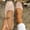 Yellow, variant on Women's Mary Jane Flats Round Toe Lace Mesh Buckle Strap Ballet Shoes Flat Low Heel Dress Casual Spring Summer Zapatos Mujer