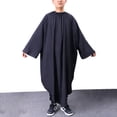 thumbnail image 3 of MasteelfCA Cape de Coupe de Cheveux Professionnelle pour Client de Salon, Robe de Barbier avec Manches (Noir), 3 of 7