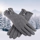 thumbnail image 4 of Guantes de Invierno para Mujer Zulema Táctil Fleece Grueso Gris, 4 of 8