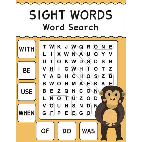 Sight Words Word Search: Practices Thinking Skills and Spelling with High Frequency Words More Than 900 up, (Paperback)