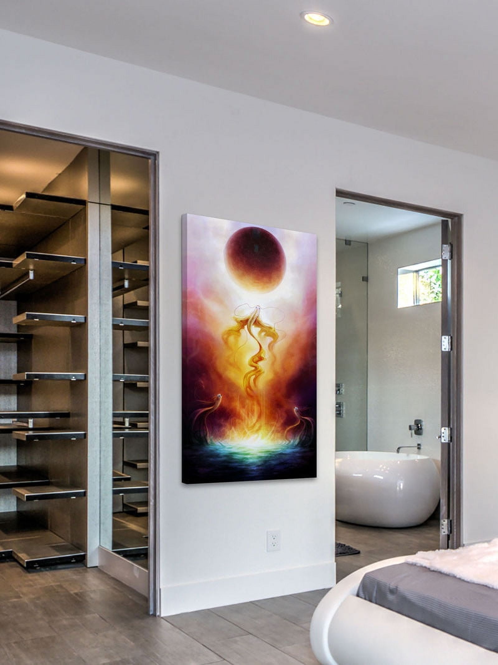 MARMONT HILL  - Handmade Resurrection Painting Print on Canvas 12 x 24