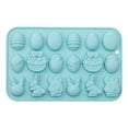 thumbnail image 2 of Fridja Spring Home Decor Easter Themed Resurrection Egg Bunny Silicone Mould DIY Candy Chocolate Mould, 2 of 6